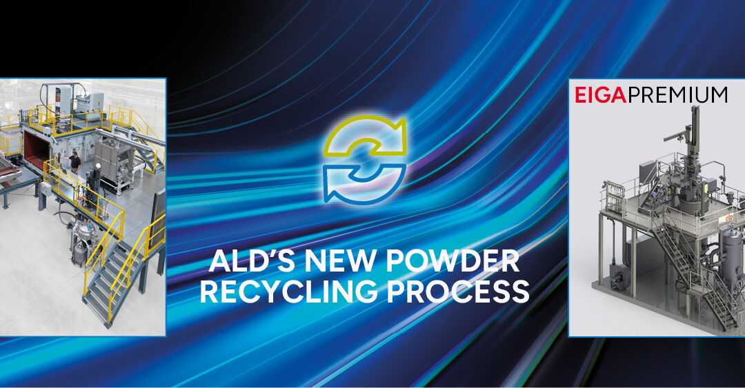 ALD develops a new powder recycling process for a sustainable circular economy